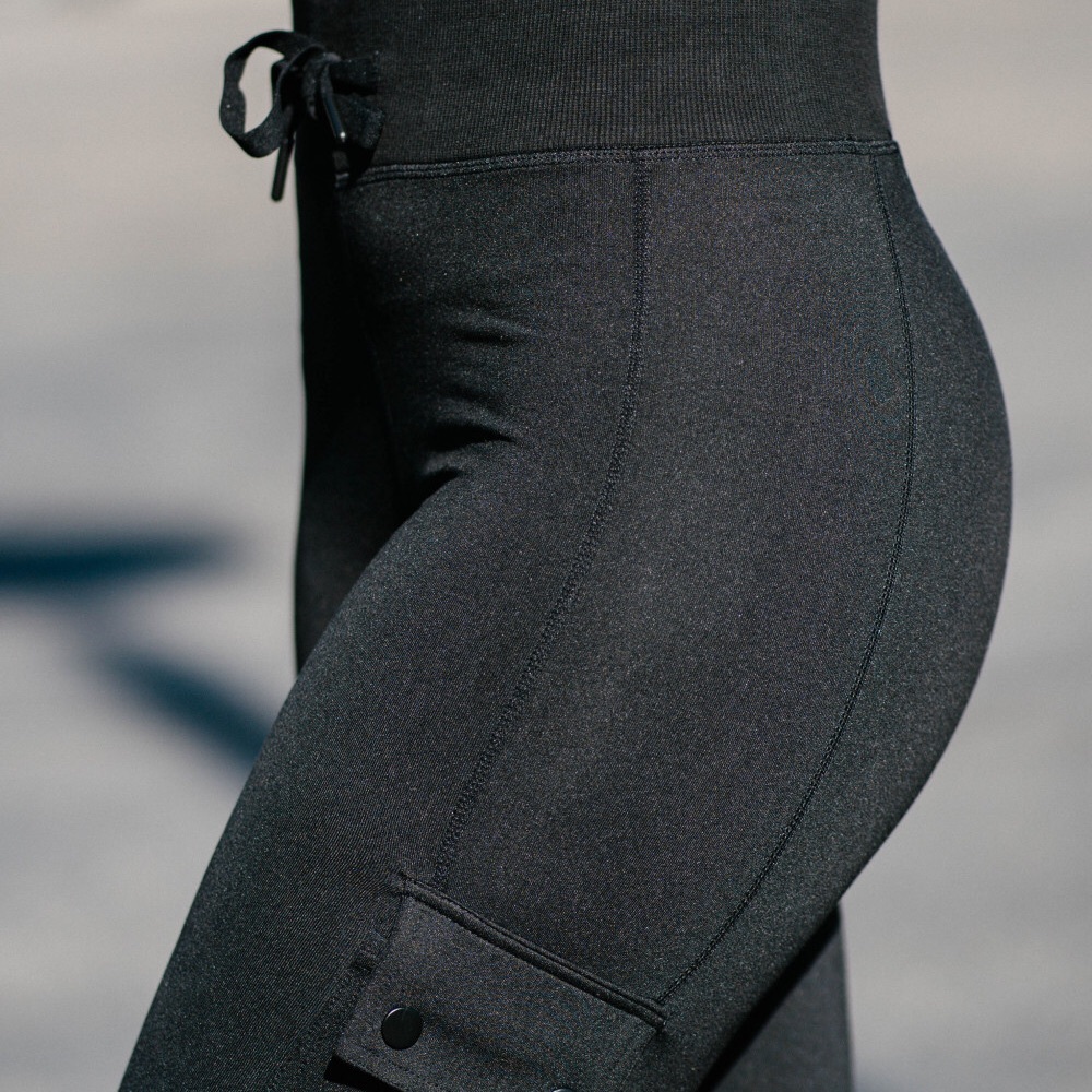 Savvi Black Crossover Cargo Joggers - Picture 4 of 11